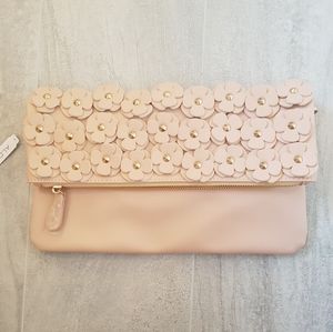 Brand new blush pink clutch/crossbody bag